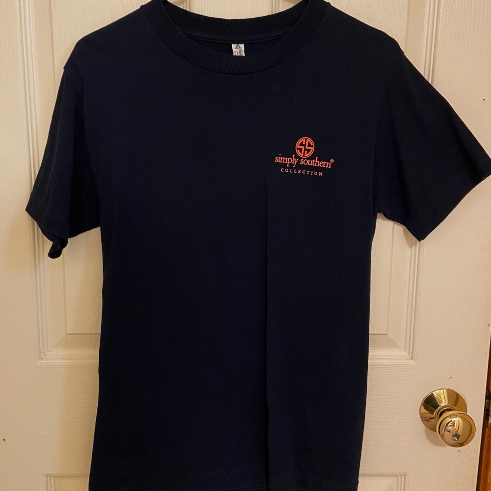 Simply Southern Short Sleeve Shirt (navy)